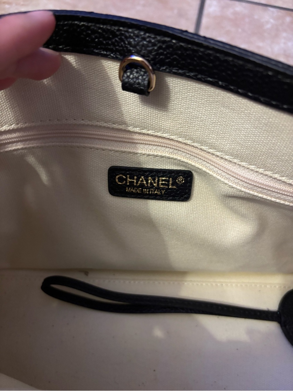 Black Quilted Leather Top-Handle Bag - Picture 2 of 6